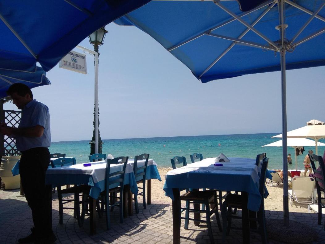 By The Sea With Great View Villa Siviri Bagian luar foto