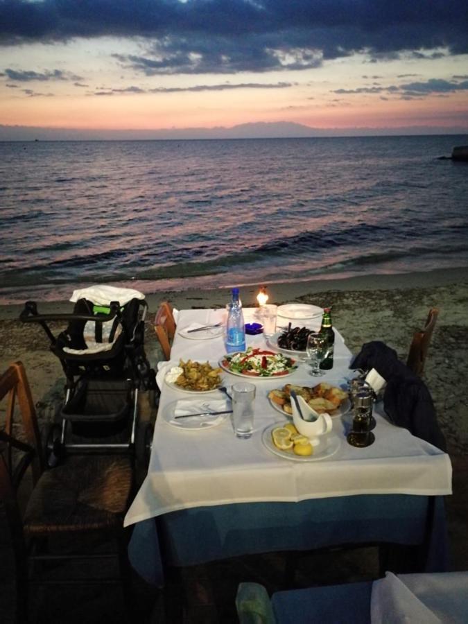By The Sea With Great View Villa Siviri Bagian luar foto